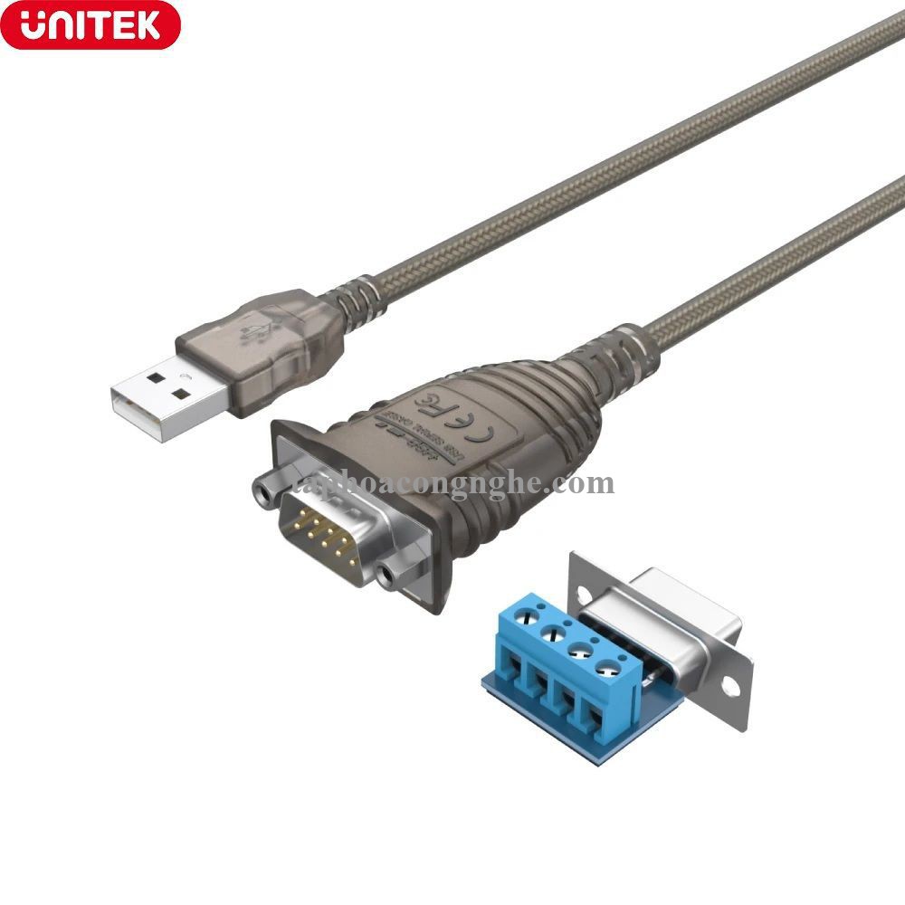 Unitek 96946 Y-1081 1.5M Cáp chuyển Usb 2.0 sang Rs485 bọc chống nhiễu 30096946